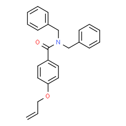 ChemSpider 2D Image | 4-(Allyloxy)-N,N-dibenzylbenzamide | C24H23NO2