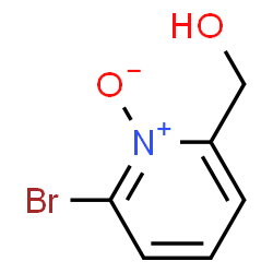 ChemSpider 2D Image | (6-Brom-1-oxido-2-pyridinyl)methanol | C6H6BrNO2