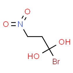 ChemSpider 2D Image | 1-Bromo-3-nitro-1,1-propanediol | C3H6BrNO4