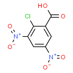 ChemSpider 2D Image | 2-Chloro-3,5-dinitrobenzoic acid | C7H3ClN2O6