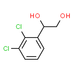 ChemSpider 2D Image | 1-(2,3-Dichlorophenyl)-1,2-ethanediol | C8H8Cl2O2
