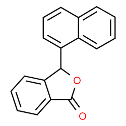 ChemSpider 2D Image | 3-(1-Naphthyl)-2-benzofuran-1(3H)-one | C18H12O2