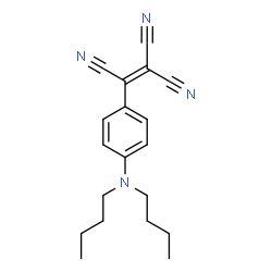 ChemSpider 2D Image | 2-Cyano-3-(4-dibutylamino-phenyl)-but-2-enedinitrile | C19H22N4