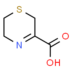 ChemSpider 2D Image | 3,4-dehydrothiomorpholine-3-carboxylic acid | C5H7NO2S