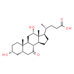 ChemSpider 2D Image | 7-ketodeoxycholic acid | C24H38O5