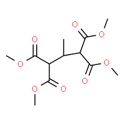ChemSpider 2D Image | Tetramethyl 2-methyl-1,1,3,3-propanetetracarboxylate | C12H18O8