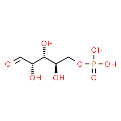 ChemSpider 2D Image | Arabinose 5-phosphate | C5H11O8P