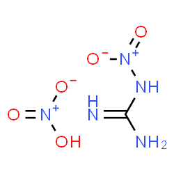 ChemSpider 2D Image | 1-Nitroguanidine nitrate (1:1) | CH5N5O5