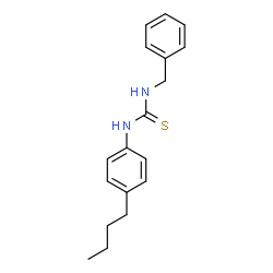 ChemSpider 2D Image | 1-Benzyl-3-(4-butylphenyl)thiourea | C18H22N2S