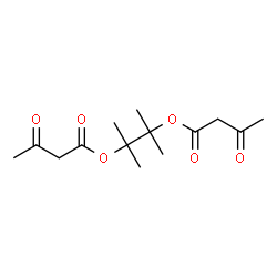 ChemSpider 2D Image | 2,3-Dimethyl-2,3-butanediyl bis(3-oxobutanoate) | C14H22O6