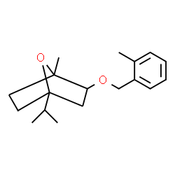 ChemSpider 2D Image | 4-Isopropyl-1-methyl-2-[(2-methylbenzyl)oxy]-7-oxabicyclo[2.2.1]heptan | C18H26O2