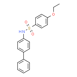 ChemSpider 2D Image | N-(4-Biphenylyl)-4-ethoxybenzenesulfonamide | C20H19NO3S