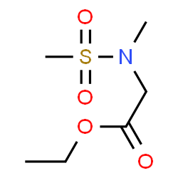ChemSpider 2D Image | Ethyl N-methyl-N-(methylsulfonyl)glycinate | C6H13NO4S