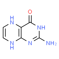 ChemSpider 2D Image | 2-Amino-1,5-dihydropteridin-4-ol | C6H7N5O