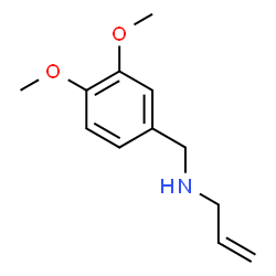 ChemSpider 2D Image | N-(3,4-Dimethoxybenzyl)-2-propen-1-amine | C12H17NO2