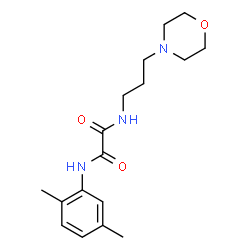 ChemSpider 2D Image | N-(2,5-Dimethylphenyl)-N'-[3-(4-morpholinyl)propyl]ethanediamide | C17H25N3O3