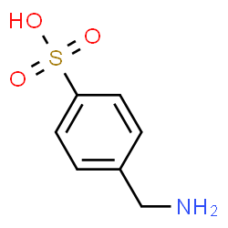 ChemSpider 2D Image | 4-(Aminomethyl)benzenesulfonic acid | C7H9NO3S