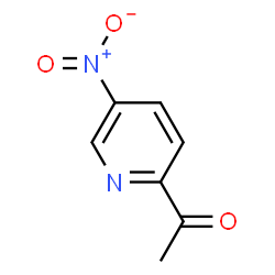 ChemSpider 2D Image | 1-(5-Nitro-2-pyridinyl)ethanone | C7H6N2O3