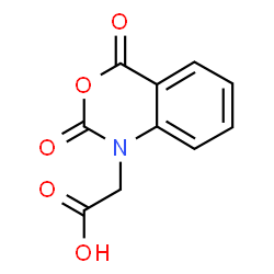 ChemSpider 2D Image | (2,4-Dioxo-2H-3,1-benzoxazin-1(4H)-yl)acetic acid | C10H7NO5