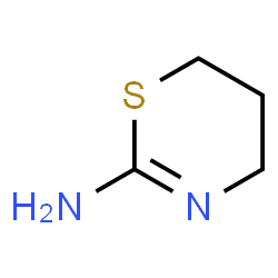 ChemSpider 2D Image | 5,6-Dihydro-4H-1,3-thiazin-2-amine | C4H8N2S