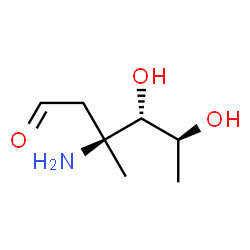 ChemSpider 2D Image | 3-Amino-2,3,6-trideoxy-3-methyl-L-lyxo-hexose | C7H15NO3