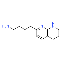 ChemSpider 2D Image | 5,6,7,8-TETRAHYDRO-1,8-NAPHTHYRIDIN-2-BUTYLAMINE | C12H19N3