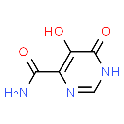 ChemSpider 2D Image | 5,6-Dihydroxypyrimidine-4-carboxamide | C5H5N3O3