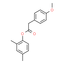 ChemSpider 2D Image | 2,4-Dimethylphenyl (4-methoxyphenyl)acetate | C17H18O3