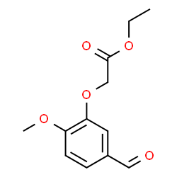 ChemSpider 2D Image | Ethyl (5-formyl-2-methoxyphenoxy)acetate | C12H14O5