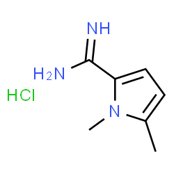 ChemSpider 2D Image | 1,5-Dimethyl-1H-pyrrole-2-carboximidamide hydrochloride | C7H12ClN3