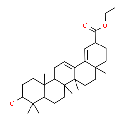 ChemSpider 2D Image | Ethyl 10-hydroxy-4a,6a,6b,9,9,12a-hexamethyl-2,3,4,4a,5,6,6a,6b,7,8,8a,9,10,11,12,12a,12b,13-octadecahydro-2-picenecarboxylate | C31H48O3