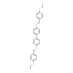 ChemSpider 2D Image | N,N'-Bis[(E)-(4-ethoxyphenyl)methylene]biphenyl-4,4'-diamine | C30H28N2O2