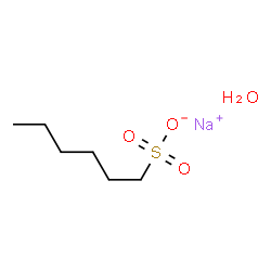 ChemSpider 2D Image | sodium hexane-1-sulfonate hydrate | C6H15NaO4S