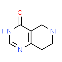 ChemSpider 2D Image | 5,6,7,8-Tetrahydropyrido[4,3-d]pyrimidin-4(1H)-one | C7H9N3O