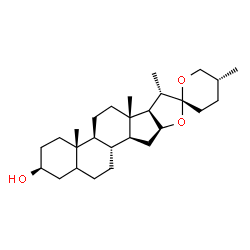 ChemSpider 2D Image | Isosarsasapogenin | C27H44O3