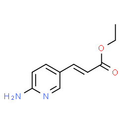 ChemSpider 2D Image | ethyl (2E)-3-(6-aminopyridin-3-yl)prop-2-enoate | C10H12N2O2