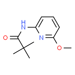 ChemSpider 2D Image | N-(6-Methoxy-2-pyridinyl)-2,2-dimethylpropanamide | C11H16N2O2