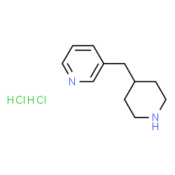 ChemSpider 2D Image | 3-(4-Piperidinylmethyl)pyridine dihydrochloride | C11H18Cl2N2