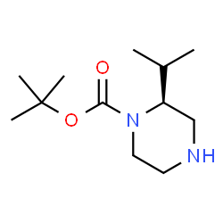 ChemSpider 2D Image | (S)-N-1-Boc-2-Isopropylpiperazine | C12H24N2O2