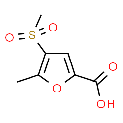 ChemSpider 2D Image | 5-Methyl-4-(methylsulfonyl)-2-furoic acid | C7H8O5S