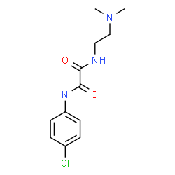 ChemSpider 2D Image | N-(4-Chlorophenyl)-N'-[2-(dimethylamino)ethyl]ethanediamide | C12H16ClN3O2