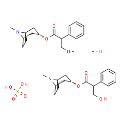 ChemSpider 2D Image | Atropini sulfas | C34H50N2O11S