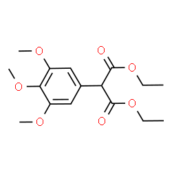 ChemSpider 2D Image | Diethyl 3,4,5-trimethoxyphenyl malonate | C16H22O7
