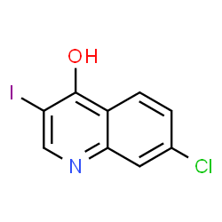 ChemSpider 2D Image | 7-Chloro-3-iodo-4-quinolinol | C9H5ClINO