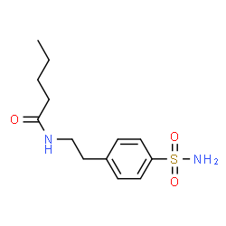 ChemSpider 2D Image | N-[2-(4-Sulfamoylphenyl)ethyl]pentanamide | C13H20N2O3S