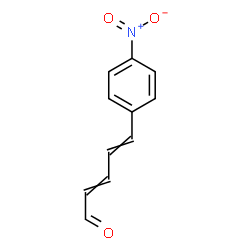 ChemSpider 2D Image | 5-(4-Nitrophenyl)-2,4-pentadienal | C11H9NO3