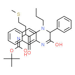 ChemSpider 2D Image | 2-Methyl-2-propanyl [4-(methylsulfanyl)-1-{[2-(2-naphthylamino)-2-oxo-1-phenylethyl](propyl)amino}-1-oxo-2-butanyl]carbamate | C31H39N3O4S