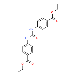 ChemSpider 2D Image | Diethyl 4,4'-(carbonyldiimino)dibenzoate | C19H20N2O5