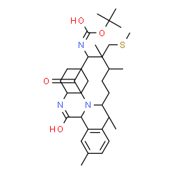 ChemSpider 2D Image | 2-Methyl-2-propanyl [1-{[2-(cyclohexylamino)-1-(2,5-dimethylphenyl)-2-oxoethyl](5-methyl-2-hexanyl)amino}-4-(methylsulfanyl)-1-oxo-2-butanyl]carbamate | C33H55N3O4S