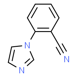 ChemSpider 2D Image | 2-(1-imidazolyl)benzonitrile | C10H7N3